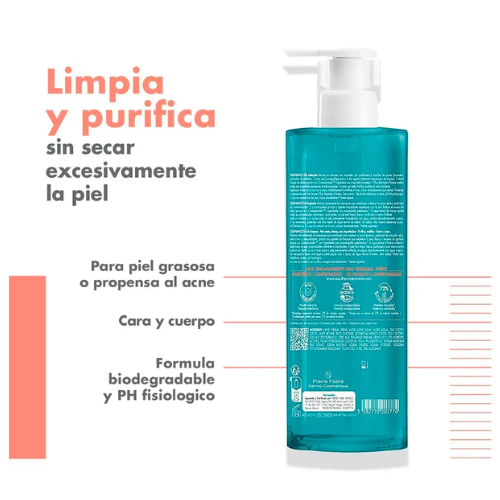 Avene cleanance gel limpiador 400 ml skinboutique guatemala