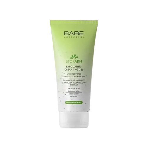 BABE stop akn exfoliating cleansing gel skinboutique guatemala
